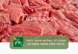 Chất dinh dưỡng từ cháo ăn dặm: Cháo thịt ngựa
