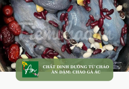 Chất dinh dưỡng từ cháo ăn dặm: Cháo gà ác