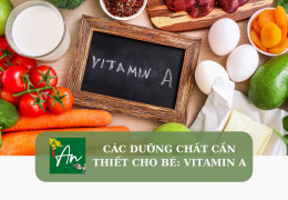 Các dưỡng chất cần thiết cho bé: Vitamin A