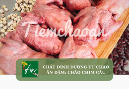 Chất dinh dưỡng từ cháo ăn dặm: Cháo chim câu