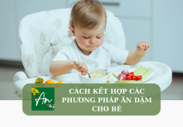 Cách kết hợp các phương pháp ăn dặm cho bé