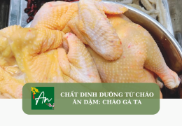 Chất dinh dưỡng từ cháo ăn dặm: Cháo gà ta