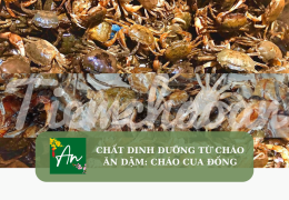 Chất dinh dưỡng từ cháo ăn dặm: Cháo cua đồng