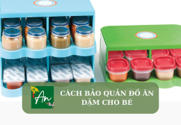 Cách bảo quản đồ ăn dặm cho bé