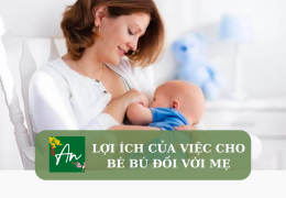 Lợi ích của việc cho bé bú đối với mẹ