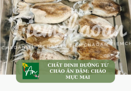 Chất dinh dưỡng từ cháo ăn dặm: Cháo mực mai