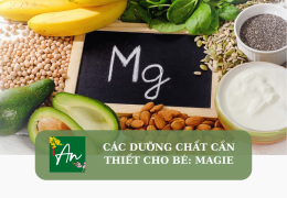 Các chất dinh dưỡng cần thiết cho bé: Magie