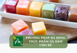 Phương pháp rã đông thực phẩm ăn dặm cho bé