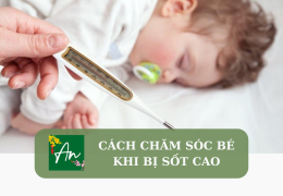Cách chăm sóc bé khi bị sốt cao