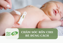 Chăm sóc rốn cho bé đúng cách