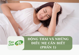 Động thai và những điều mẹ cần biết (Phần 1)