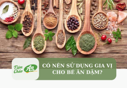 Có nên sử dụng gia vị cho bé ăn dặm?