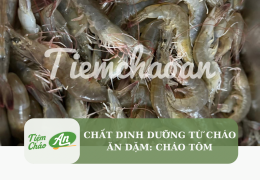 Chất dinh dưỡng từ cháo ăn dặm: Cháo tôm