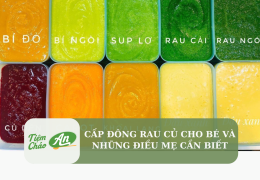 Cấp đông rau củ cho bé và những điều mẹ cần biết
