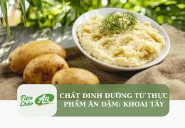 Chất dinh dưỡng từ thực phẩm ăn dặm: Khoai tây