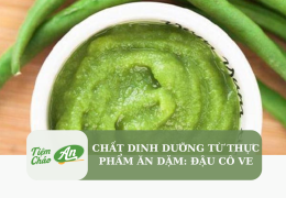 Chất dinh dưỡng từ thực phẩm ăn dặm: Đậu cô ve