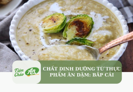 Chất dinh dưỡng từ thực phẩm ăn dặm: Bắp cải
