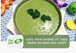 Chất dinh dưỡng từ thực phẩm ăn dặm: Rau ngót